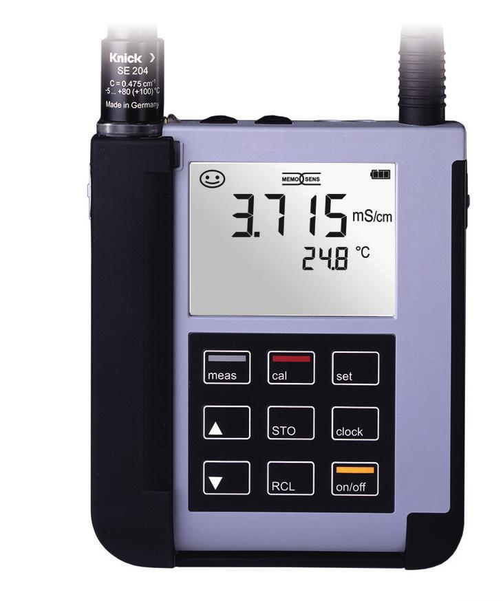 8 Panoramica di Portavo 904(X) COND Pozzetto Portavo 904(X) COND è un apparecchio portatile per la misurazione della conduttività.