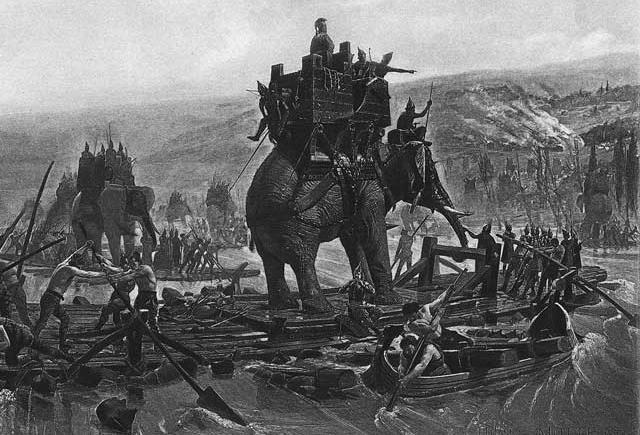 Imbattibili nelle guerre di conquista, i Romani erano vulnerabili di fronte al Tevere. Tra il 414 a.c. e il 44 a.c. 23 alluvioni e decine di allagamenti hanno sommerso Roma.