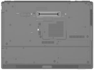 3 Uso del connettore di aggancio Il connettore di aggancio consente di collegare il computer a un dispositivo di aggancio