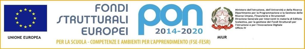 Ai Docenti All Albo on line d Istituto Agli Atti dell Istituto Sul Sito Web d Istituto Oggetto: Fondi Strutturali Europei Programma Operativo Nazionale Per la scuola, competenze e ambienti per l