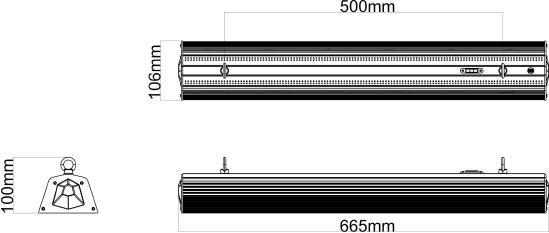 POTENZA 60W TEMPERATURA OPERATIVA 40 ~+50 CCT 3000-4000-5000K UMIDITA OPERATIVA 15-90%RH CRI >70,