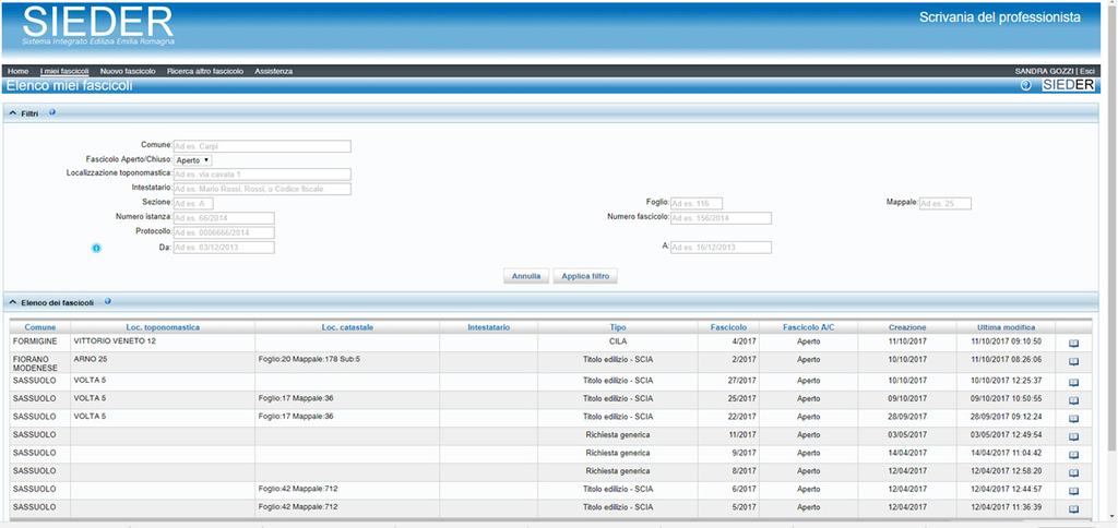 Processo: fase 4 S.I.Ed.ER -1 4. S.I.Ed.ER: 1. Inserimento dati cittadino 2. Scelta del tipo pratica 3. Inserimento dati tecnici 4. Inserimento dati economici 5.