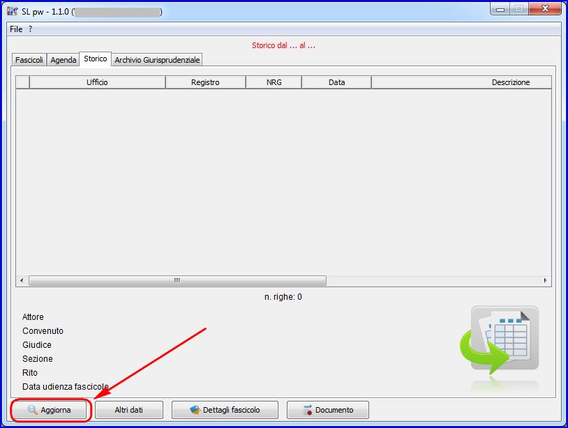 Evoluzioni Software s.n.c. SLpw Guida all'uso Pag.48 di 58 2.3 Storico Attraverso la funzionalità Storico è possibile consultare tutte le comunicazioni relative all utente connesso.