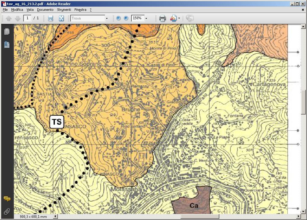 dell'attuale configurazione, ferme restando le normali cautele relative alla corretta gestione del territorio.