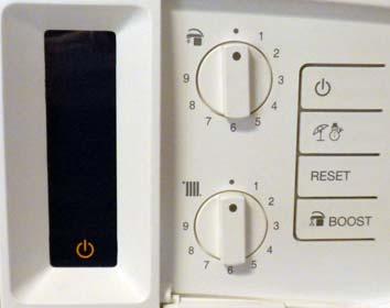 Ripremendo il pulsante n 3 la caldaia ritorna allo stato precedente lo spegnimento.