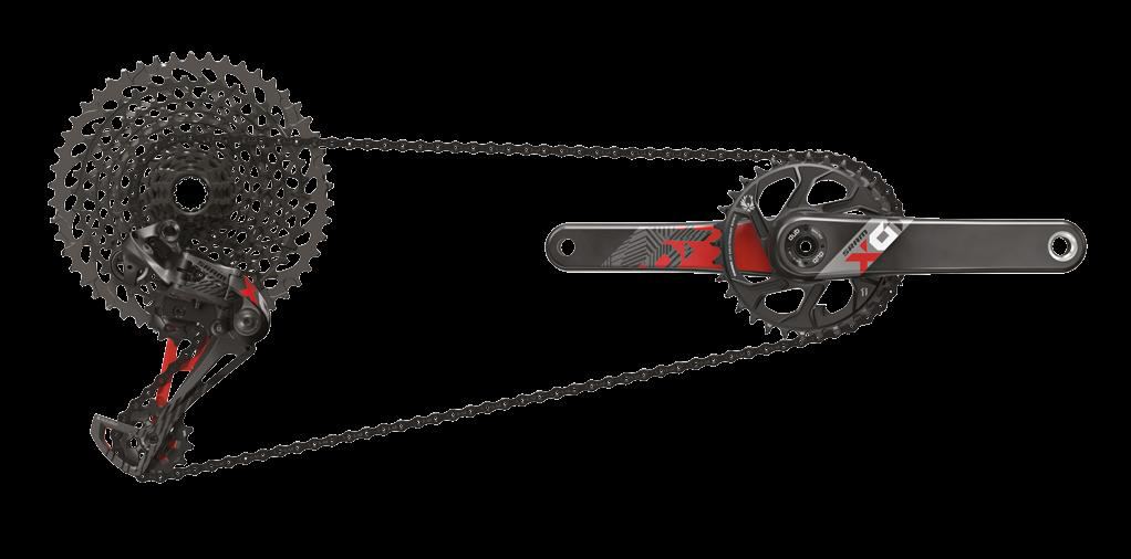 X01 Eagle è libertà come sfruttarla spetta a voi. SRAM X01 EAGLE 1X12 ARTICOLO CARATTERISTICHE PUBBLICO 00.7918.074.000 SRAM gruppo x01 eagle pedivella 170mm corona 32 12 velocità dub red 1375,00 00.