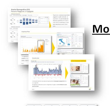 Modello a 6 step: EY Advisory Analisi qualitativa accounts Monitoraggio, Fine Tuning & Innovazione MONITOR ANALYZE BENCH