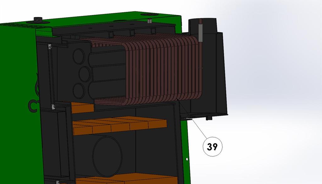 39 Dissipatore scarico termico/scambiatore ACS.