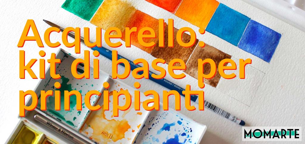 Acquerello: creiamo un kit di base per principianti! Cari amici di benvenuti nel breve viaggio che percorreremo oggi per chi è alle prime armi e vuole saperne di più sulla tecnica dell acquerello!