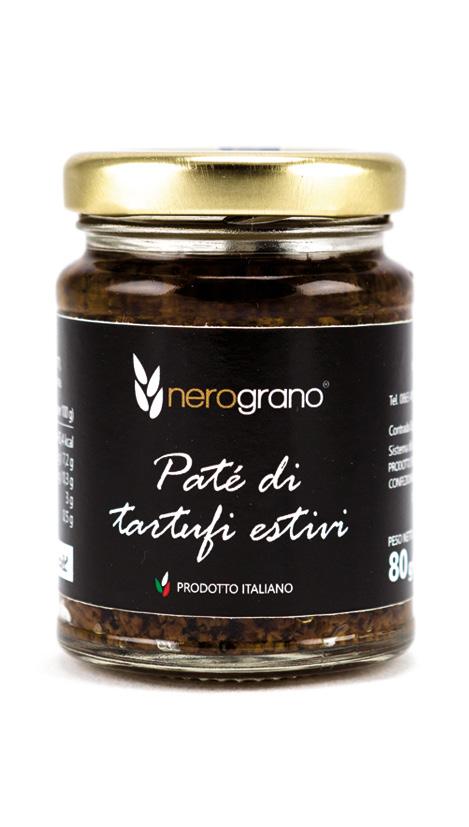 .3 TARTUFO Patè di tartufi estivi Cod. TB09 80 g / TB10 500 g Tartufi estivi (Tuber aestivum Vitt.) Olio extravergine di oliva Aroma Tartufi estivi a fette Cod.