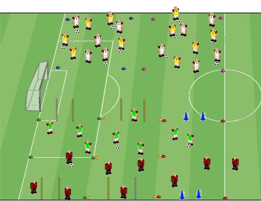 Al termine del primo momento ci sarà l inversione come evidenziato di seguito ABBINAMENTI: SQUADRA A > SQUADRA B Statue 1 momento SQUADRA C > SQUADRA D Partita