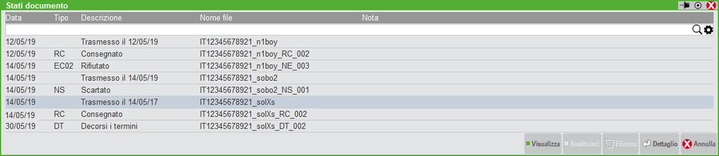 A DATA CONSEGNA Data in cui la fattura xml è stata consegnata o messa a disposizione del cliente con cui terminare la selezione dei dati.