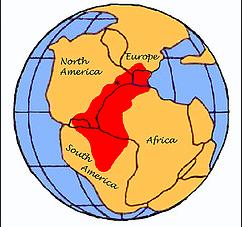1.1 La Central Atlantic Magmatic Province La ricostruzione della geometria della
