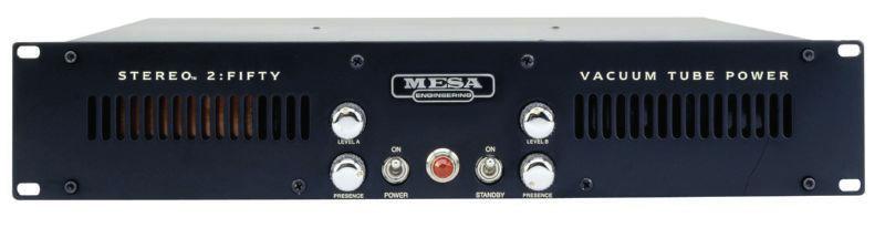 Modern dei finali MESA/ Boogie) - uscita registrazione stereo con controllo livello - loop effetti - selettore a pedale incluso - 2 unità rack FINALI DI POTENZA PER CHITARRA Stereo 2:Fifty