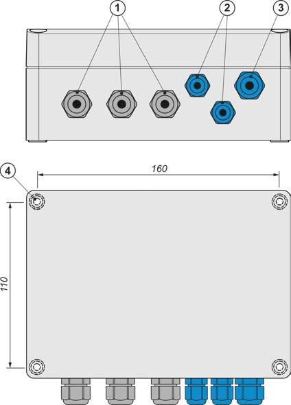 Istruzioni di installazione e funzionamento idoil-30, idoil-30 3G 11/57 4. Installazione 4.1. Installazione dell unità di controllo L unità di controllo idoil va montata a parete.