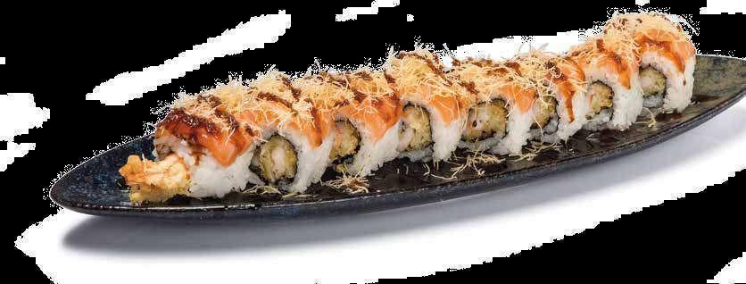 Tonno tritato e salsa piccante 158 California tekka maki 7,00 Tonno e avocado 159 California ebi maki Gamberi cotti e