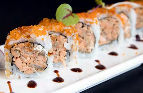 Salmone piccante, maionese e tobiko Allergeni: 3,4