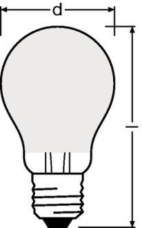 P RF CLAS A 40 4 W/827 E27 P CLAS A 40 4 W/827 E27, P CLAS A 60 7 W/827 E27, P RF CLAS A 7 W/840 E27 P RF CLAS A