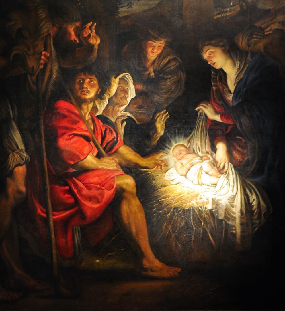 L intera opera richiama la famosa Notte di Correggio che il Rubens deve aver visto nella chiesa di