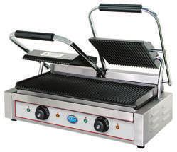 GRILL A CONTATTO ATTREZZATURE PER LA RISTORAZIONE/RESTAURANT EQUIPMENTS GHISA MOD.