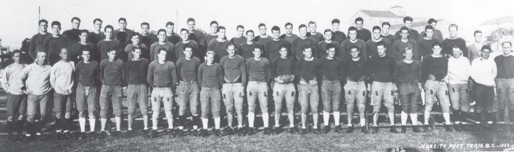 USC'S NATIONAL CHAMPIONSHIP TEAMS 1932 NATIONAL CHAMPIONS Fortunately, I have a strong line to start with. I have Mohler, and if anything happens to him, I have Griffith and Warburton.