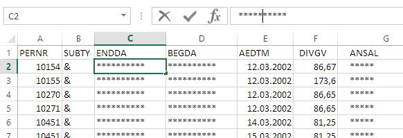 drasticamente la dimensione dei dati SAP Data