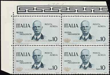 583 583 K A 1927/34 - Trasvolate Italiane - Insieme composto da Balbo 7,70 (nuovo e su busta con firme