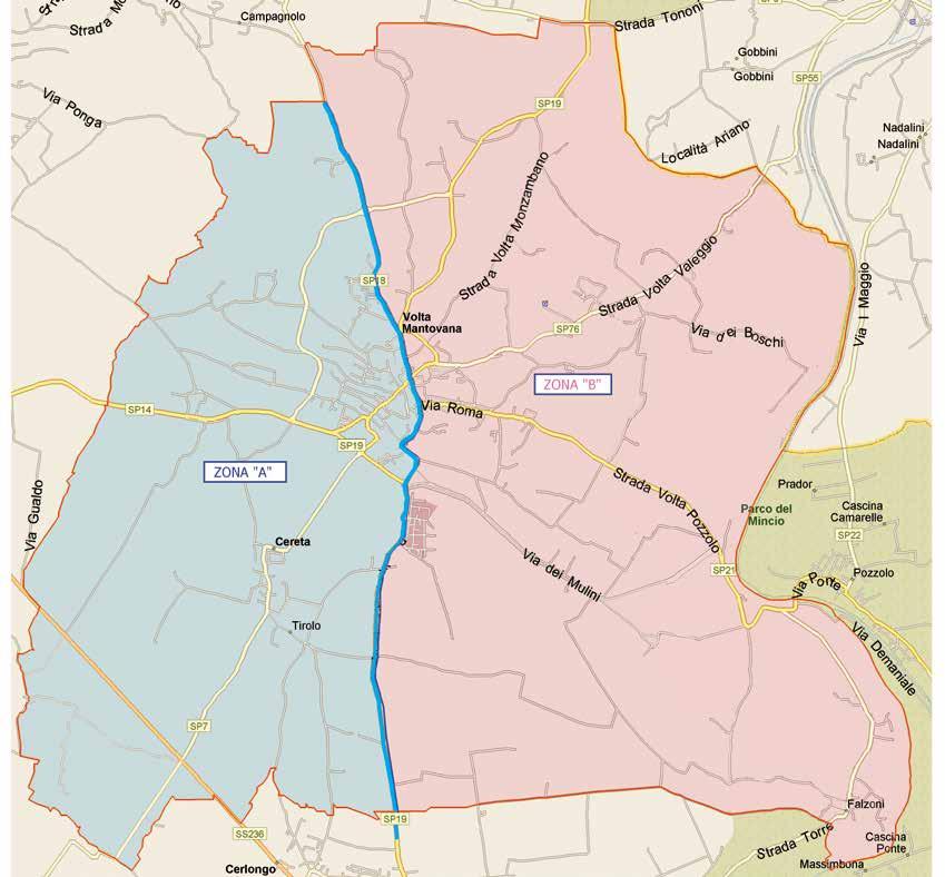 ZONE DI RACCOLTA del RIFIUTO SECCO (bidone verde) Bezzetti Grazioli Coccole Str. Volta Pozzolengo Str.Dei Colli Nord Aibella Bussacchetti Reale Montaldo Montagnoli Via s.