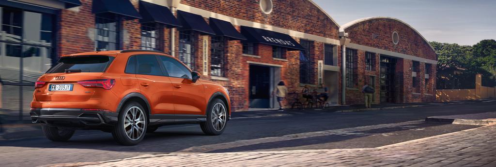 Performance più grandi di qualunque ostacolo. La nuova Audi Q3 sarà disponibile con motorizzazioni benzina e diesel, e potenze che variano dai 150 ai 230 cavalli.