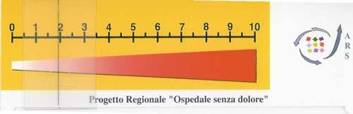 Strumento in uso nella nostra azienda Valutazione effettuata su tutti gli utenti alla comparsa del primo dolore SPAZIO PER ETICHETTA Dolore presente all ingresso Dolore durante il ricovero SCHEDA DI