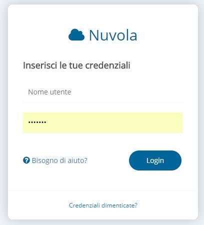 parte destra del sito web della scuola.