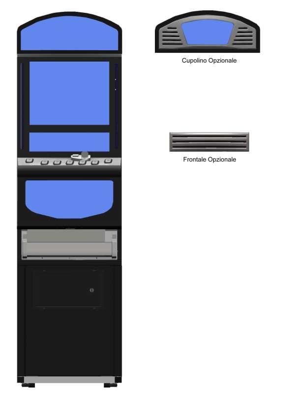 APPARECCHIO CON CABINET ALTERNATIVO STYLE ONE (PRODUTTORE: BALDAZZI STYL ART) Larghezza: 500 mm