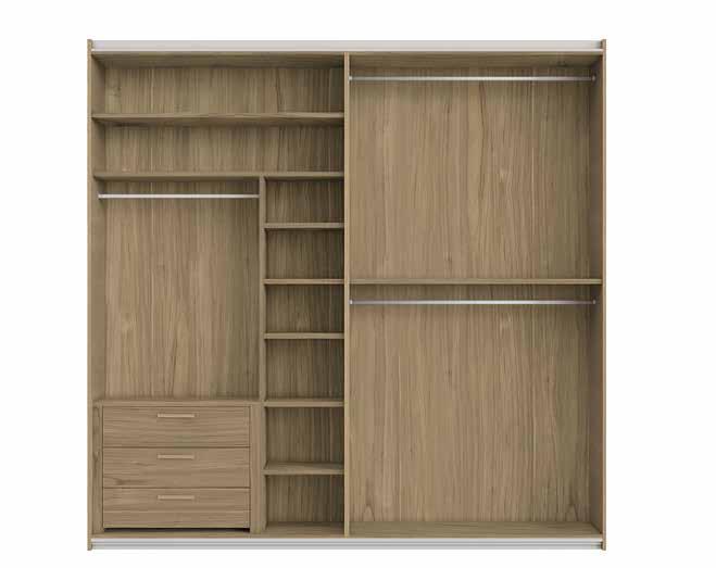 finishes for the inner drawer units and shelves to complete the interior fittings.