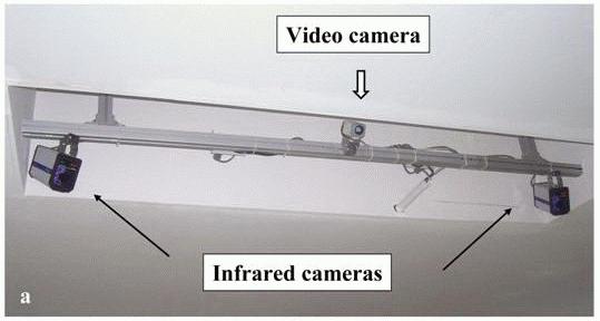 Camere infrarossi detectors videocamera X Ray tubes L'infrared system uilizzato è un sistema stereoscopico ottico che consente il posizionamento