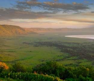 Il Cratere di Ngorongoro La Ngorongoro Conservation Area è un area naturale protetta e patrimonio dell UNESCO situata a 180km ad ovest di Arusha.