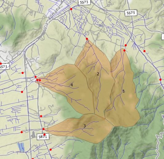 Come evidenziato dalle mappe, le precipitazioni hanno avuto un carattere di forte intensità e di alta persistenza su zone relativamente limitate.