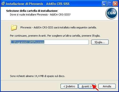 7. Fare clic su Installa 8. Contestualmente all installazione dell Add-on, viene installato anche l Add-on CGM ACN20