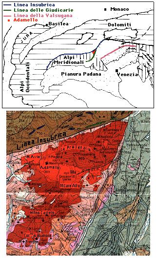 Formazione delle Alpi Durante il Giurassico, un promontorio settentrionale della placca africana, Adria, si stacca da essa favorendo la formazione di un piccolo oceano (bacino Ligure-Piemontese) che