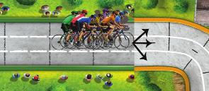 Costo: 2 punti energia Recupero di energie Per effetto di rifornimento Quando un ciclista supera il gettone rifornimento, il giocatore deve prendere una tessera rifornimento.