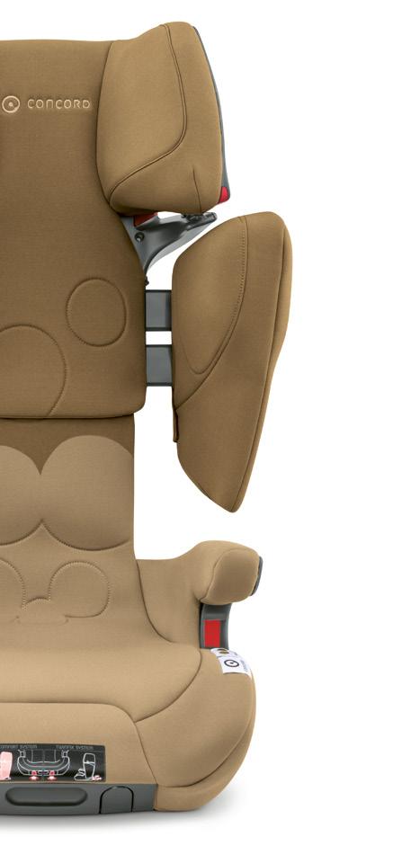 GUIDA CINGHIA INTUITIVA fibbia auto-bloccante, si apre premendo un tasto TRIPLE LAYER IMPACT PROTECTION tripla protezione contro gli urti laterali VARIOSIZE AND PROCOMFORT SYSTEM altezza dei