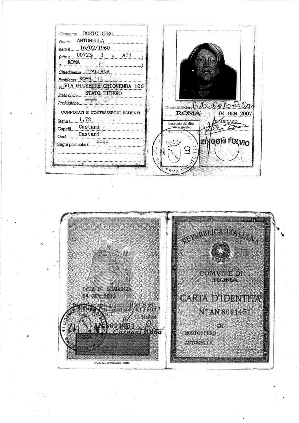 Allegato 4 - Documento d identità
