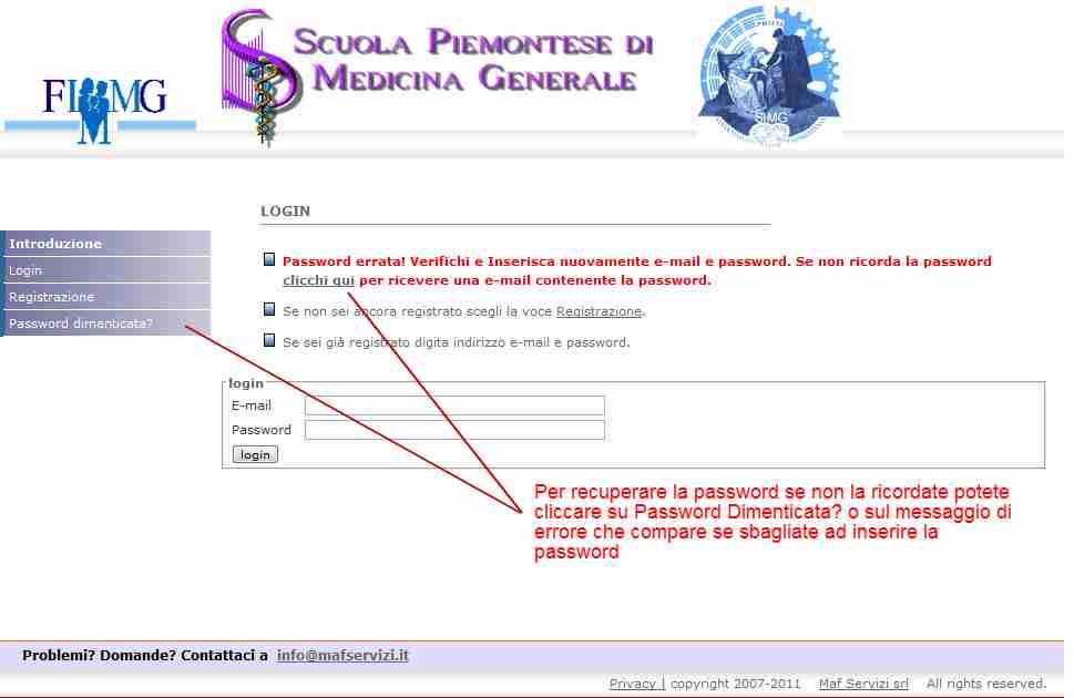 appositi comandi: Per qualsiasi necessità