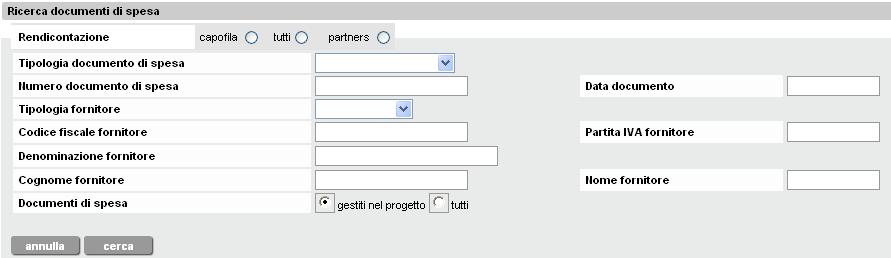 Selezionare l opzione scelta Figura 9 Se si seleziona l opzione partners compare un menu a tendina in cui scegliere