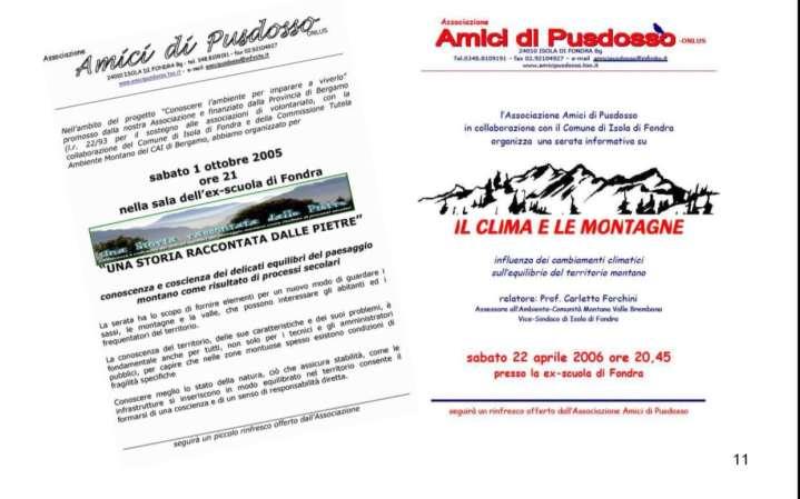 Nell ambito del progetto sono state