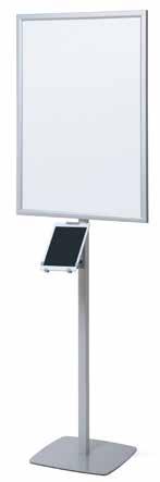 porta tablet bianco 140x108x134 DTSOSECC9005 supporto porta tablet nero 140x108x134