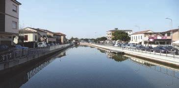 Il Porto Canale di Cervia, formato dalla parte terminale del Canale della Bova (canale emissario delle saline).