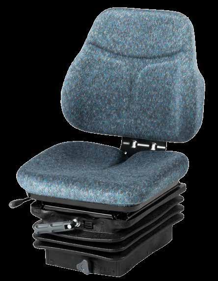 SC84 - Seduta e schienale separati, ergonomici e rialzati sui lati in modo da garantire un buon contenimento anche avanzando su terreni sconnessi o inclinati.