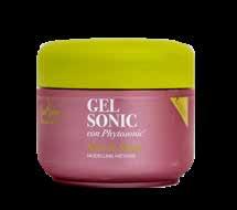 CREMA SONIC CON Phytosonic La sua elevata concentrazione di attivi ad effetto ultrasuoni, snellisce, modella e tonifica.