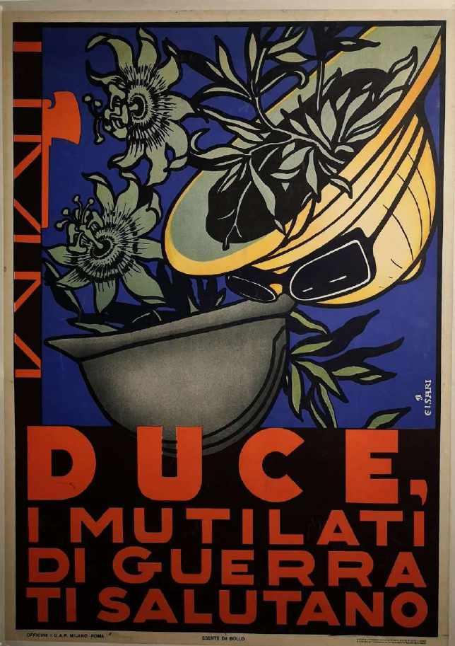 GIULIO CISARI (Como, 1892 1979) Duce, i mutilati di guerra ti