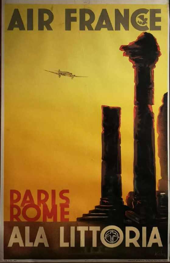 ALBERT SOLON (1897-1973) Air France,